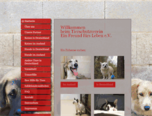 Tablet Screenshot of ein-freund-fuers-leben.org
